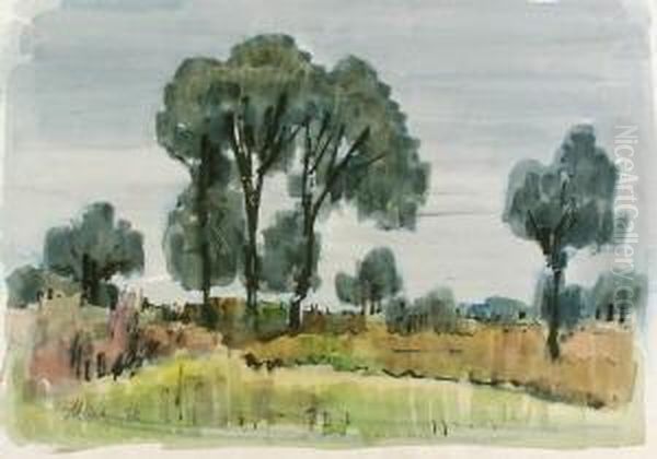 Holsteinische Landschaft Oil Painting by Emil Maetzel