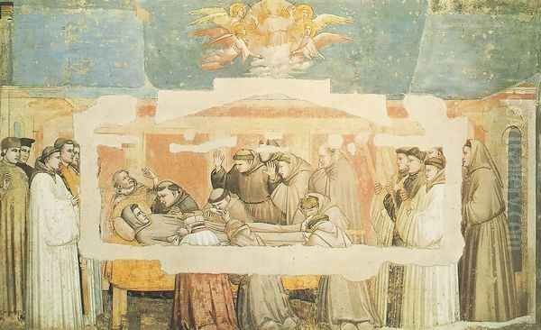 Life of Saint Francis Oil Painting by Giotto Di Bondone