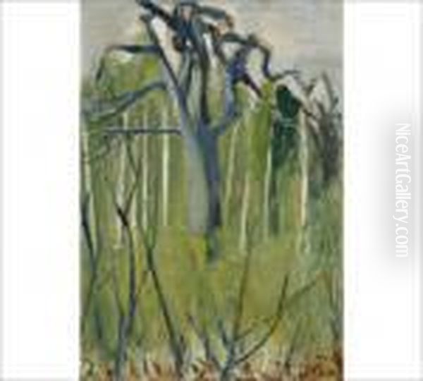 Untitled Oil Painting by Otto Makila