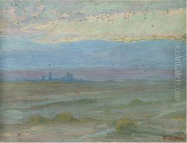 Landscape Oil Painting by Konstantinos Maleas