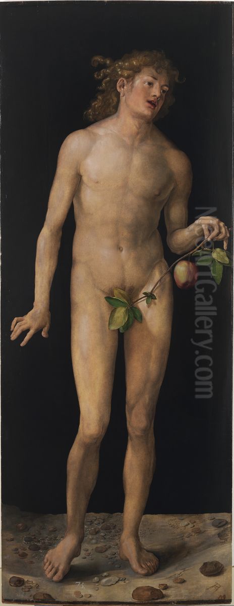 Adam Oil Painting by Albrecht Durer