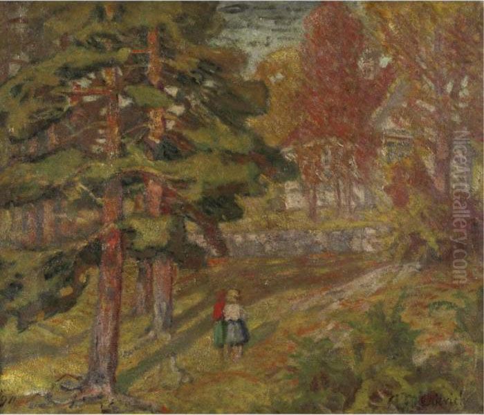 The Return Home Oil Painting by Abraham Manievich