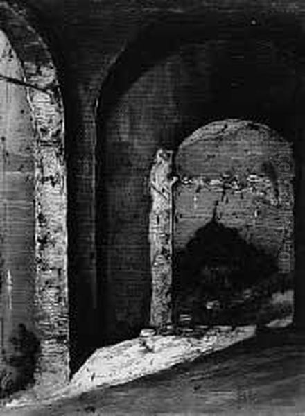 <alassio Vista Da S.croce> 1927 Oil Painting by Federico Maragliano