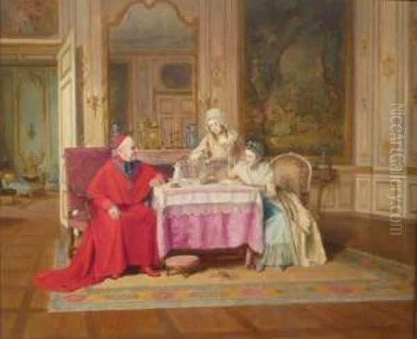 En Charmante Compagnie Oil Painting by Victor Marais-Milton