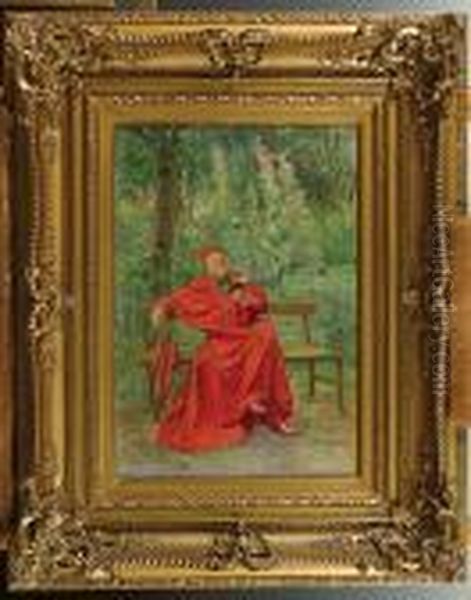 De Lectuur. Oil Painting by Victor Marais-Milton