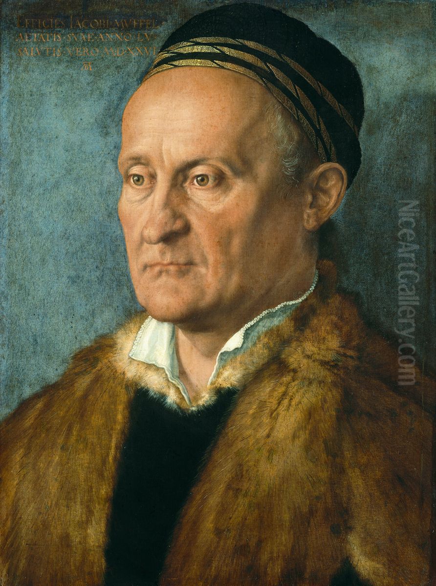 Portrait of Jakob Muffel Oil Painting by Albrecht Durer