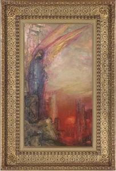 Sur Les Ruines Oil Painting by Pierre Amede Marcel-Beronneau