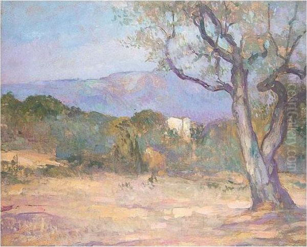 Le Mas Mirastel Oil Painting by Pierre Amede Marcel-Beronneau