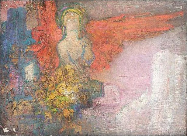 Sphinx Oil Painting by Pierre Amede Marcel-Beronneau