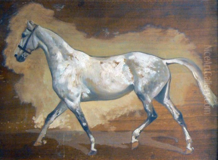 Cheval Anglais Oil Painting by Andre Marchand