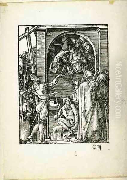 The Small Passion Ecce Homo Oil Painting by Albrecht Durer