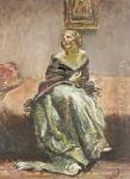 Holgy Pamlagon Oil Painting by Louis Mark