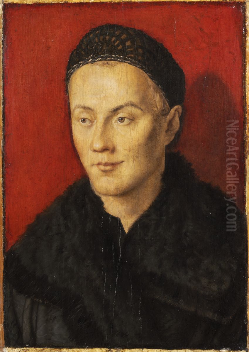 Portrait of a Young Man Oil Painting by Albrecht Durer