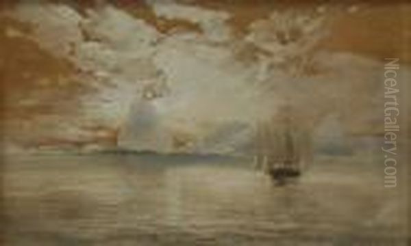 Untitled Oil Painting by Conrad Martens