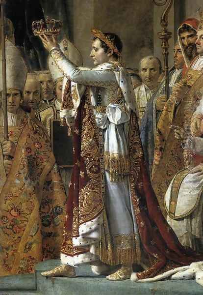 Consecration of the Emperor Napoleon I (detail 1) 1805-07 Oil Painting by Jacques Louis David