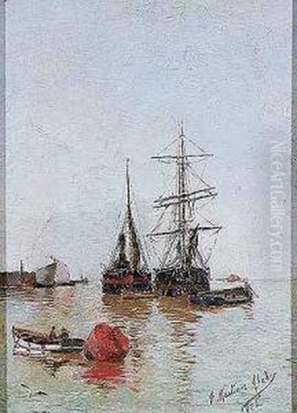 Marina Oil Painting by Juan Abades