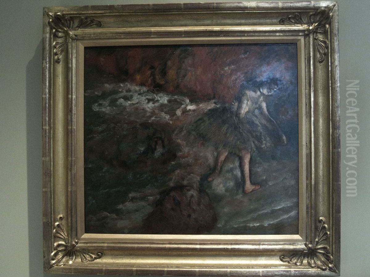 Ballet Scene Oil Painting by Edgar Degas