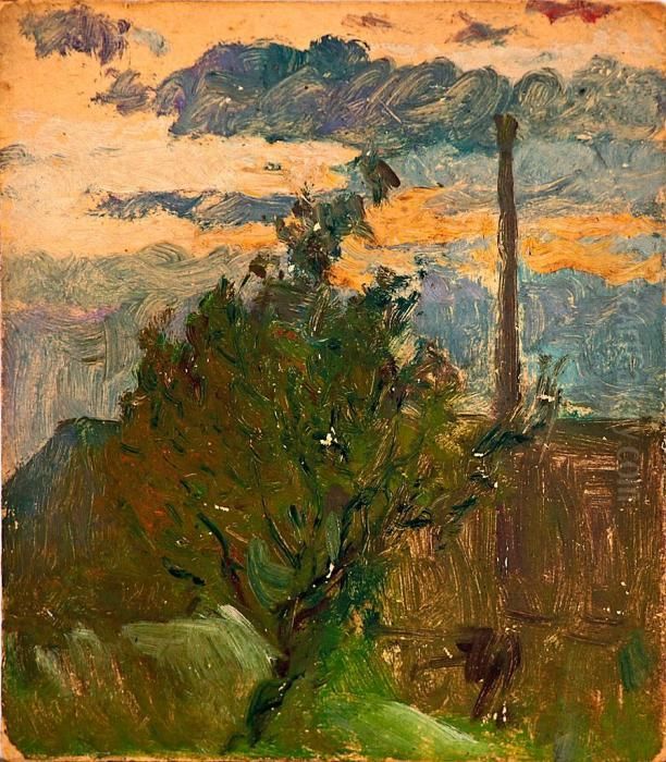 Paisaje Oil Painting by Segundo Matilla