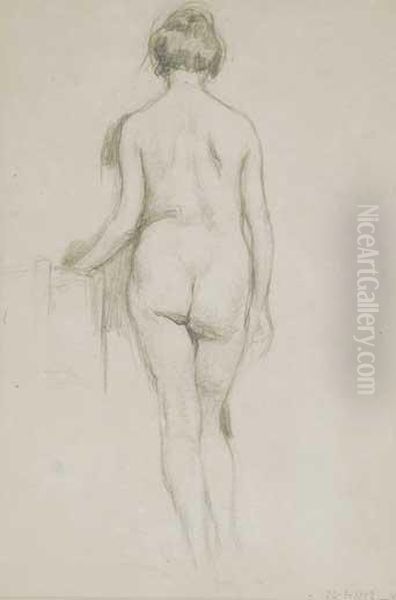 Desnudo Oil Painting by Segundo Matilla