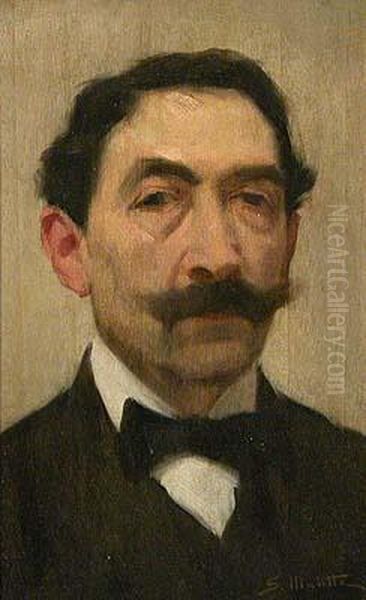 Teia, Barcelona, 1937)
 Retrato Y Autorretrato. Oil Painting by Segundo Matilla