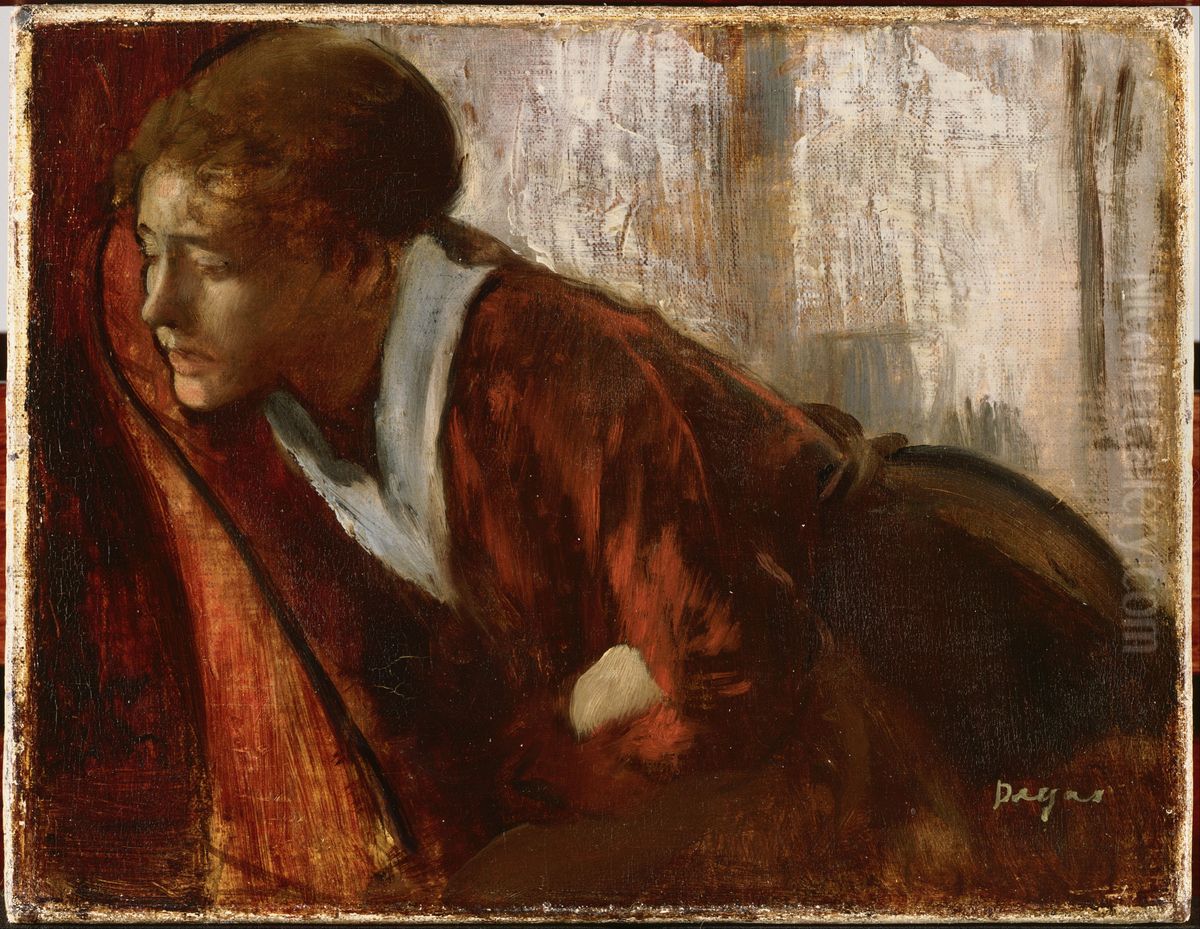 Melancholy Oil Painting by Edgar Degas