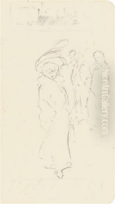 An Album Of Figurative Sketches Oil Painting by Philip William May