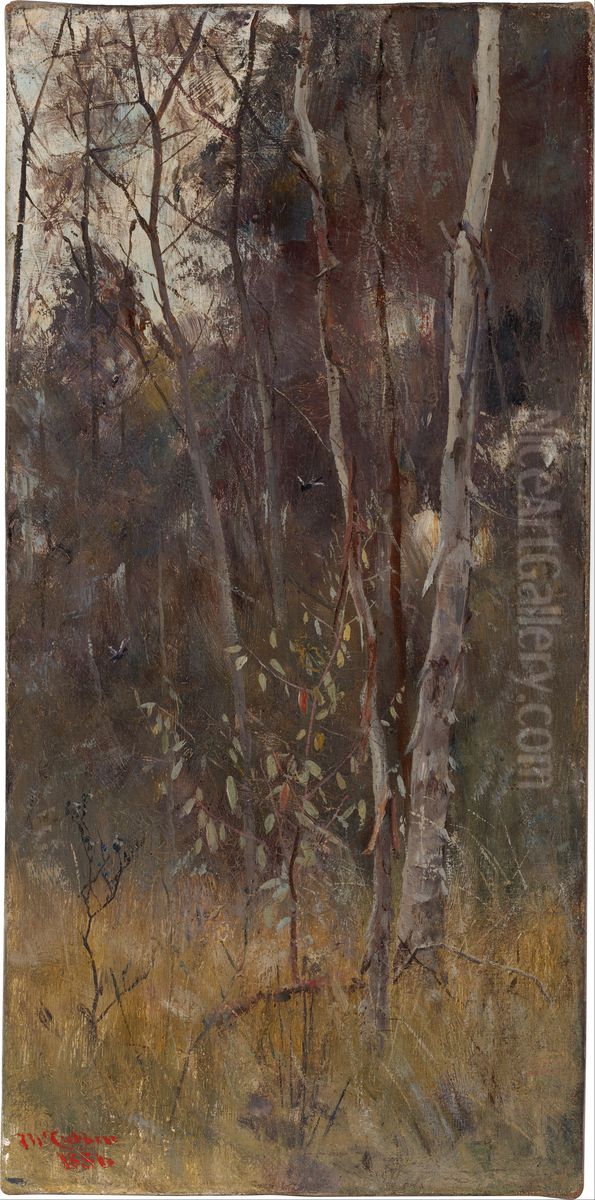 At The Falling Of The Year Oil Painting by Frederick McCubbin