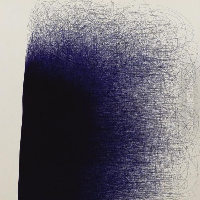 Untitled - Bl - 057 Oil Painting by Henry Lee Mcfee