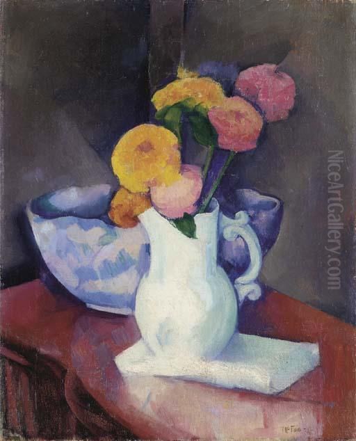 Still Life Oil Painting by Henry Lee Mcfee
