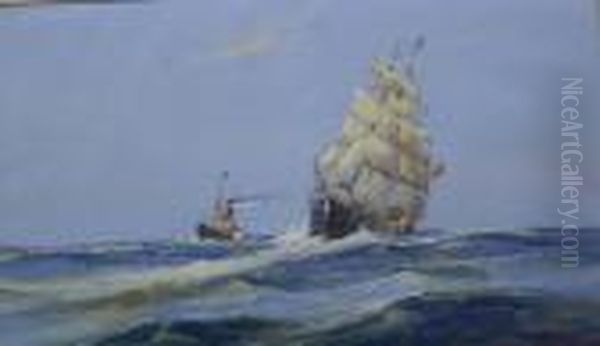 The Pilot Oil Painting by Robert McGregor