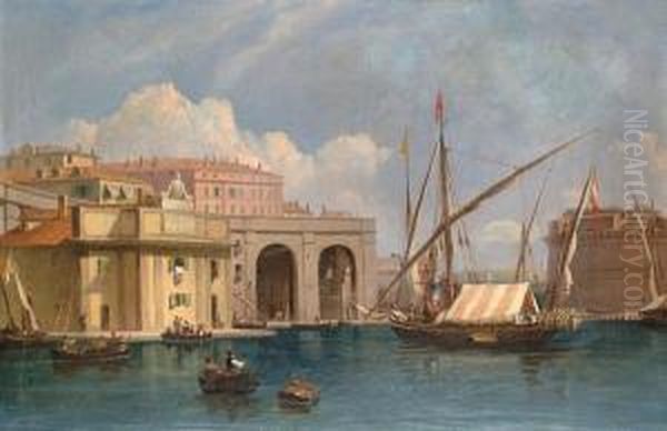 A Venetian Capriccio. Oil Painting by William Meadows