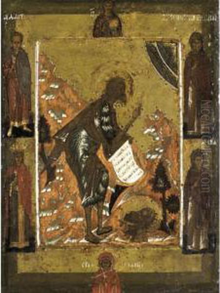 The Baptist, 17th Century Oil Painting by Sir John Baptist de Medina