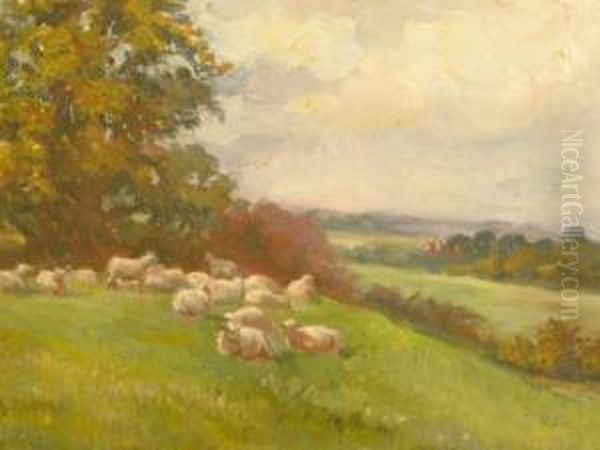 Rural Idyll Oil Painting by Dora Meeson