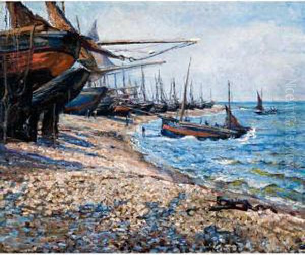 Hastings, Summer Oil Painting by Dora Meeson
