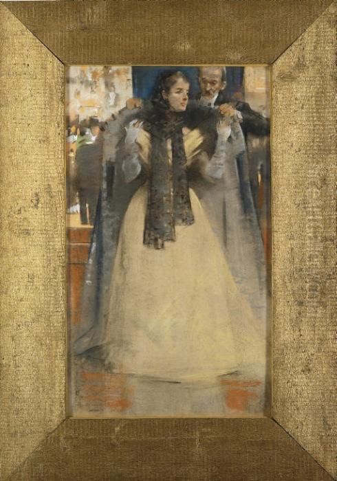 After The Play Oil Painting by Arthur Melville