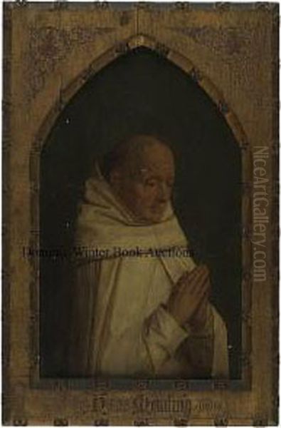 Cistercian Oil Painting by (manner of) Memling, Hans
