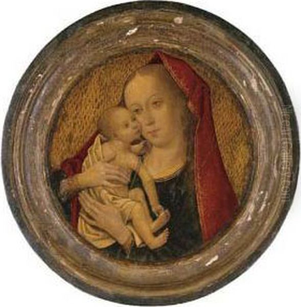 The Virgin And Child Oil Painting by (manner of) Memling, Hans