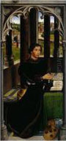 Portrait Of A Male Donor, Said To Be Francisco De Rojas Oil Painting by (manner of) Memling, Hans