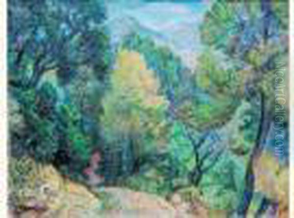 Paysage Du Sud Oil Painting by Maurice Mendjisky