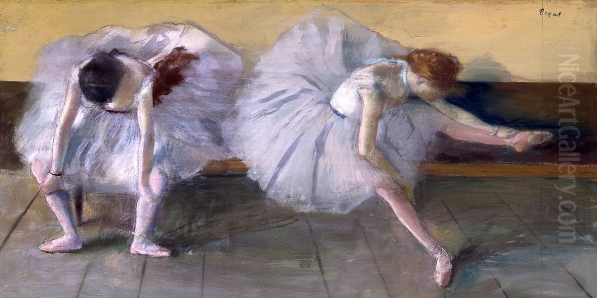 Deux danseuses Oil Painting by Edgar Degas