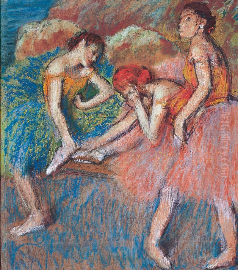 Danseuses au repos Oil Painting by Edgar Degas