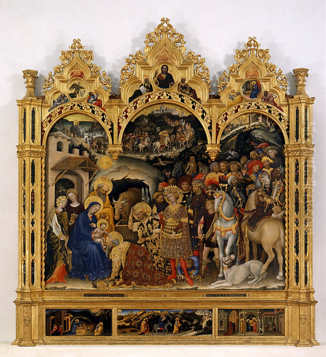 Adoration of the Magi Oil Painting by Gentile Da Fabriano