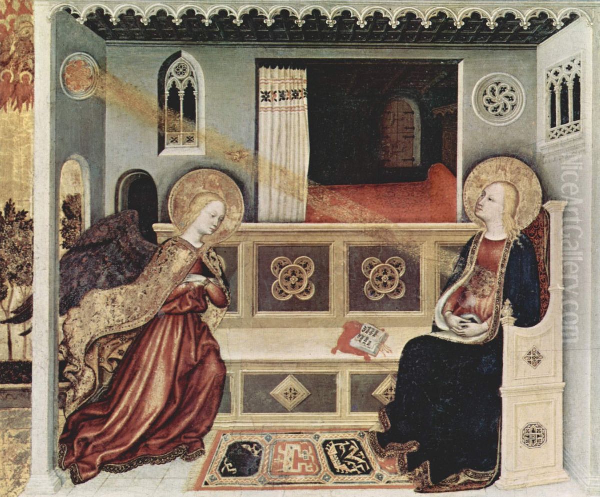 Annunciation Oil Painting by Gentile Da Fabriano