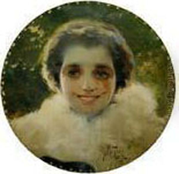 Dama Oil Painting by Felix Mestres Borrell