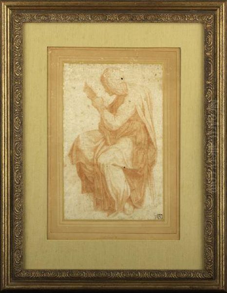 Study Of The Persian Sibyl
After Michelangelo's Fresco At The Sistine Chapel Oil Painting by Michelangelo Buonarroti