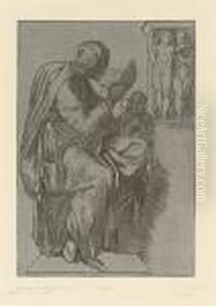 The Persian Sybil Oil Painting by Michelangelo Buonarroti