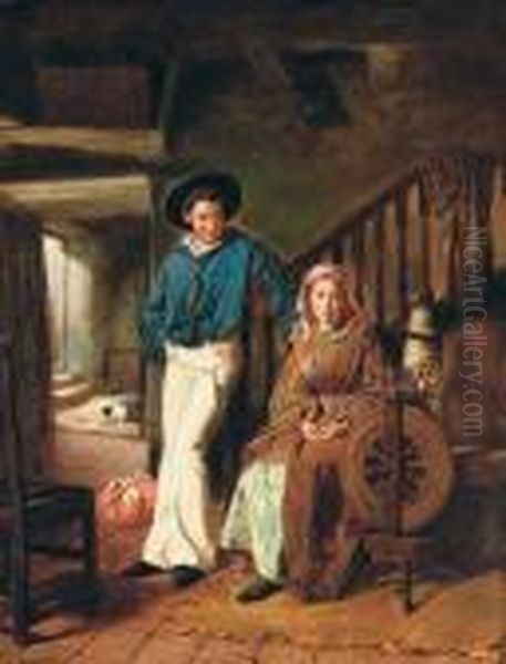 The Sailor's Girl Oil Painting by William Henry Midwood