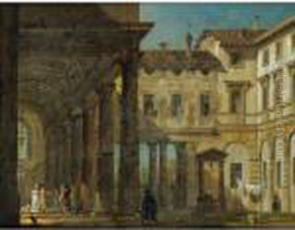 Appartenant A Une Collection Particuliere
 

 
 
 

 
 Vue De Venise [ ; View Of Venice ; Oil On Original Canvas] Oil Painting by Giovanni Migliara