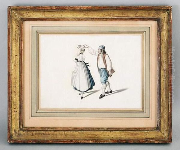 Senza Titolo Oil Painting by Gottfried Mind or Mindt