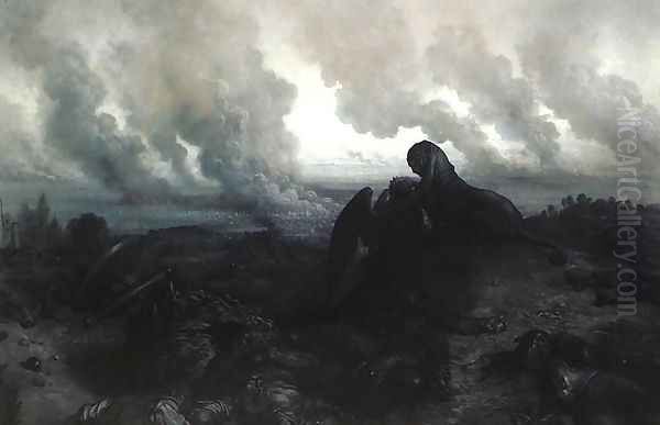 Enigma Oil Painting by Gustave Dore